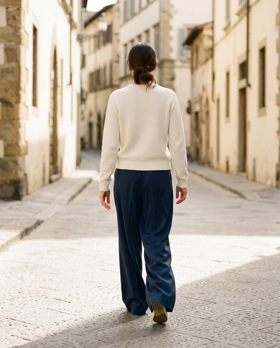 The Easy Monday Trousers — back view