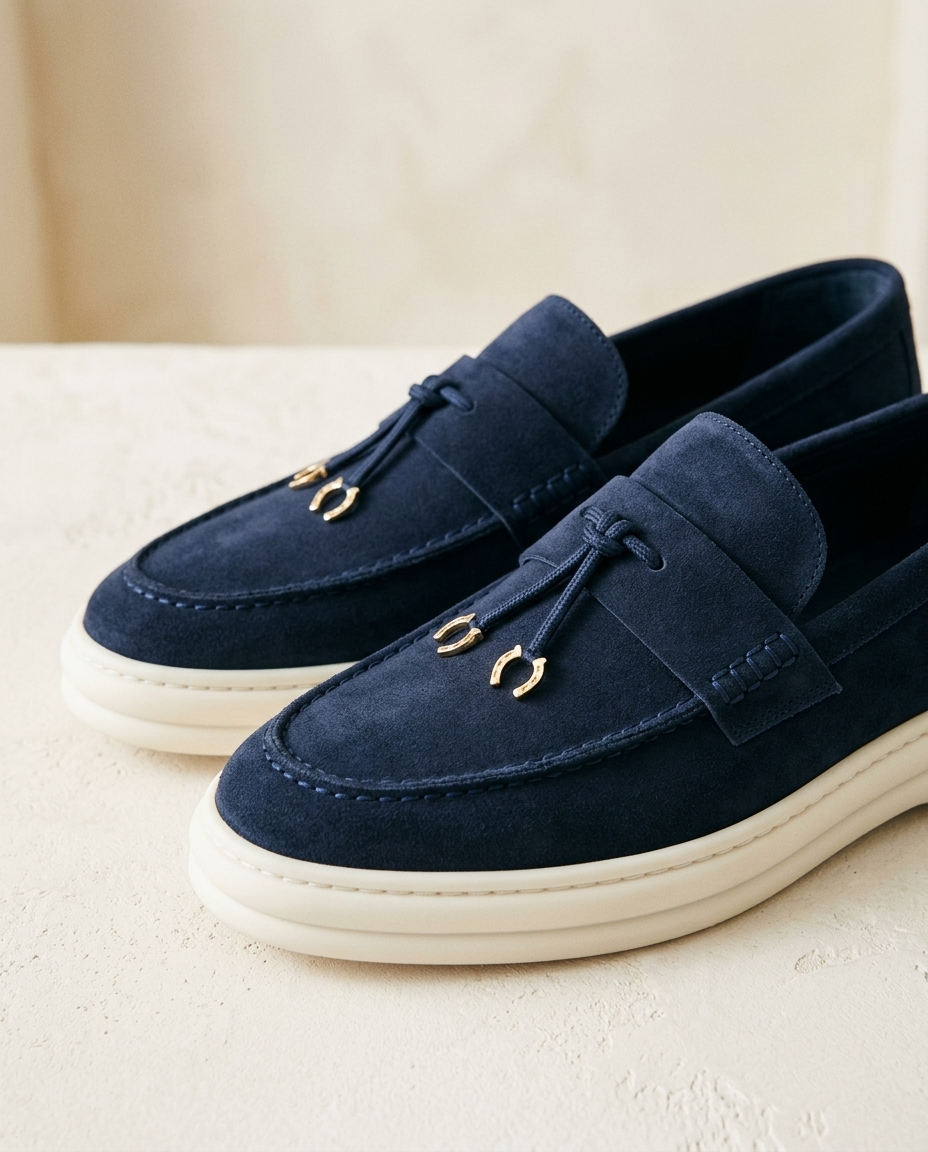 The Slow Sunday Loafers in Navy