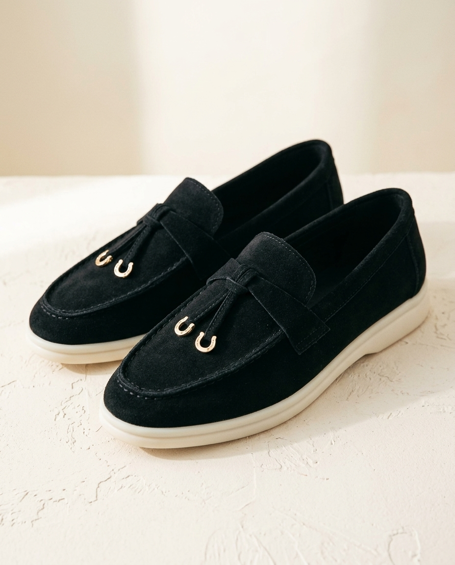 The Slow Sunday Loafers in Black