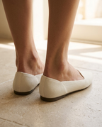 The Barely There Flats — how low the topline sits