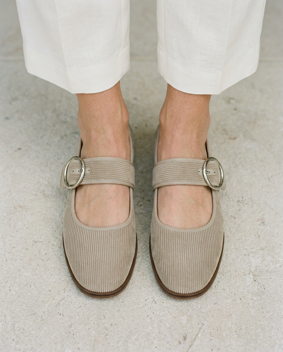 Seen from above, worn
