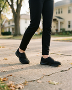 Black — on the morning walk