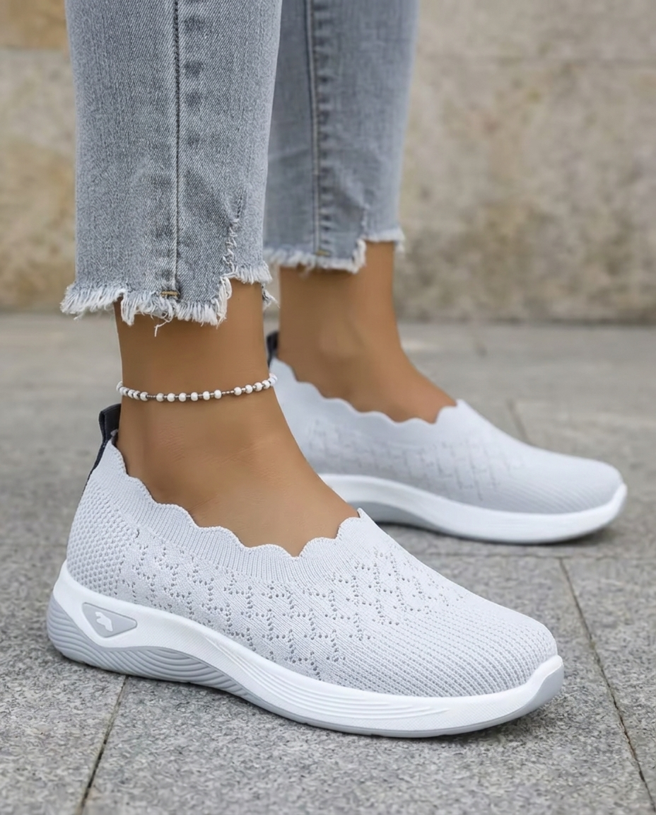 The Out The Door Sneakers in White