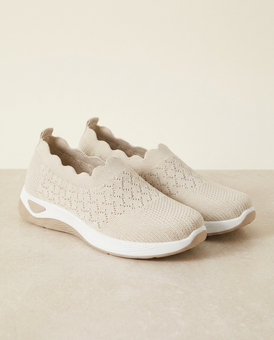 The Out The Door Sneakers in Oatmeal