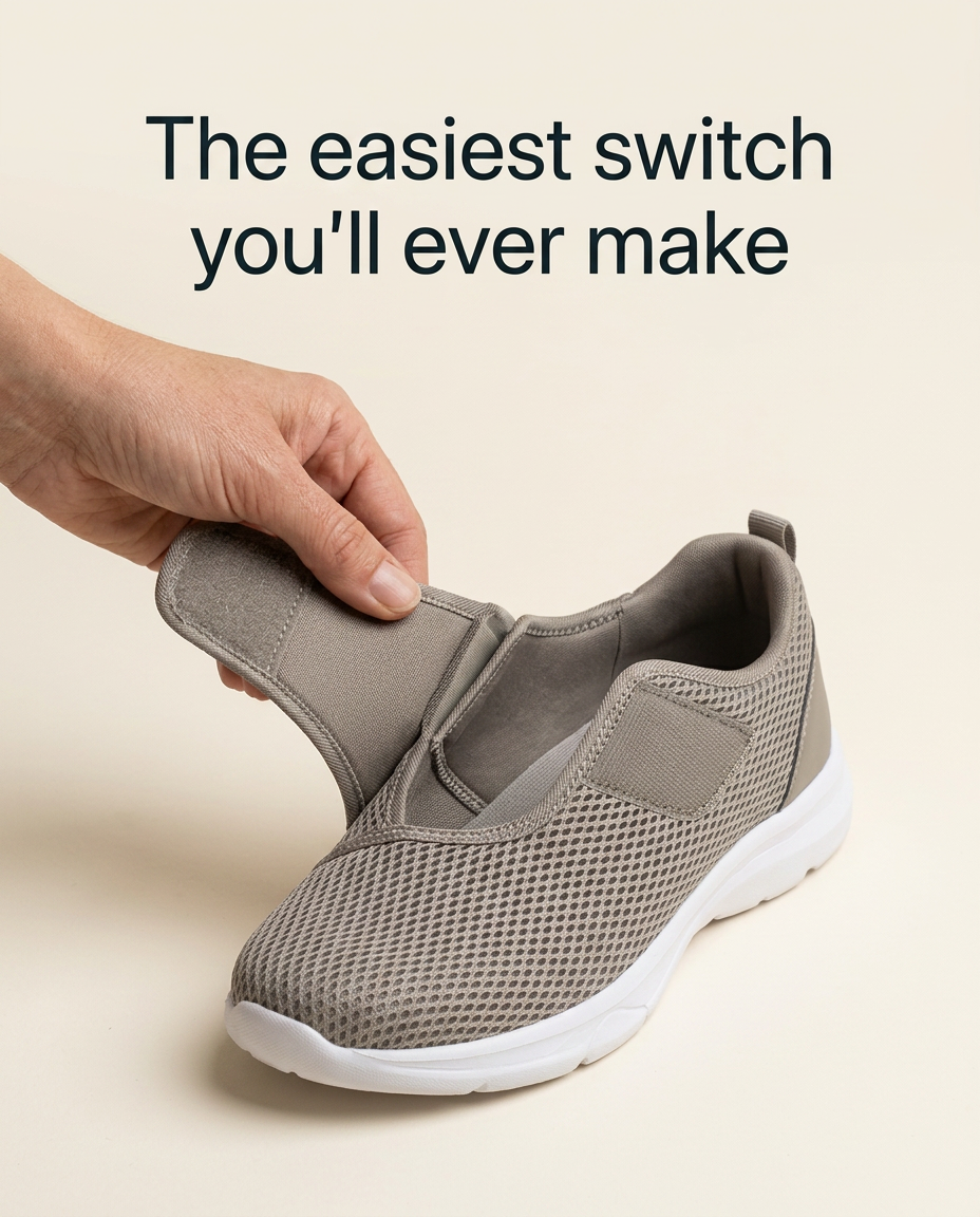 The easiest switch you'll ever make — the strap opens completely flat